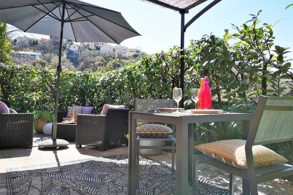 Charmant 2 Pieces + Terrasse Entoure De Verdure Vence Dış mekan fotoğraf